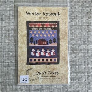 QUILT TALES Quilt Pattern - WINTER RETREAT - 65" x 85" - 006